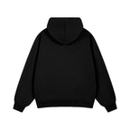 Damen lässige Kapuzenjacke mit Karo-Innenfutter und durchgehendem Reißverschluss R&B