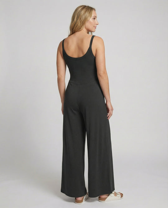 Damen eleganter Jumpsuit mit weitem Bein und komfortablem Schnitt R&B
