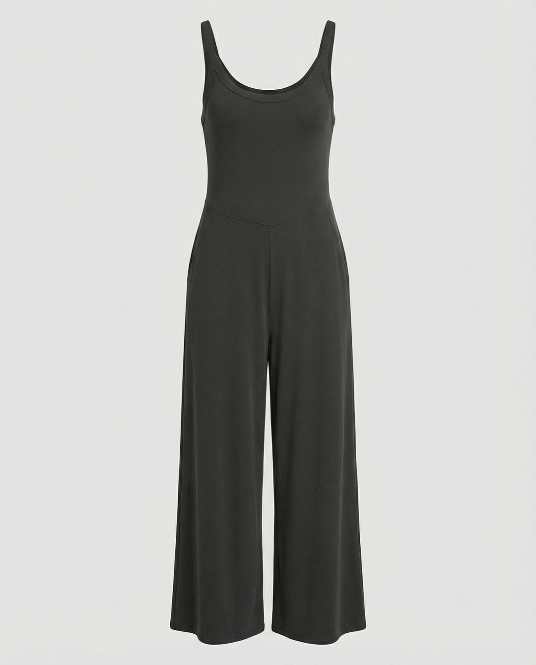 Damen eleganter Jumpsuit mit weitem Bein und komfortablem Schnitt R&B