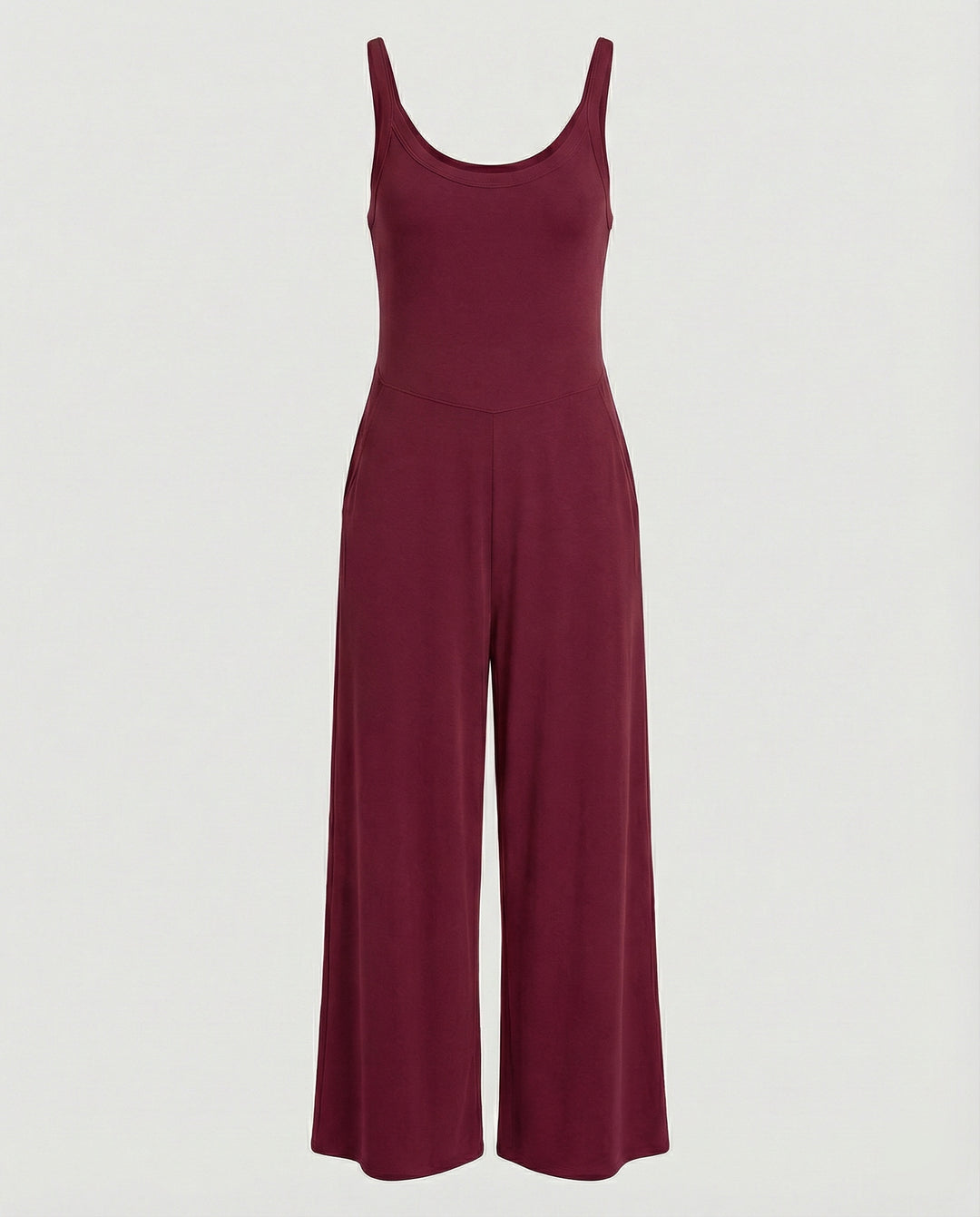 Damen eleganter Jumpsuit mit weitem Bein und komfortablem Schnitt R&B