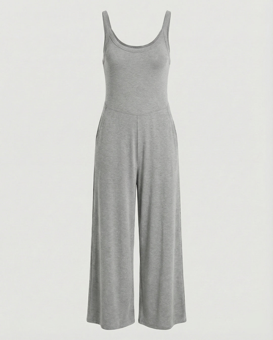 Damen eleganter Jumpsuit mit weitem Bein und komfortablem Schnitt R&B