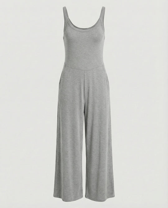 Damen eleganter Jumpsuit mit weitem Bein und komfortablem Schnitt R&B