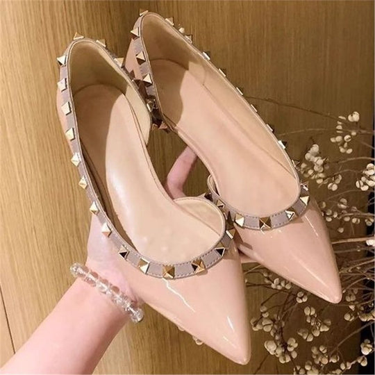 Damen spitze Pumps mit dekorativen Nieten R&B