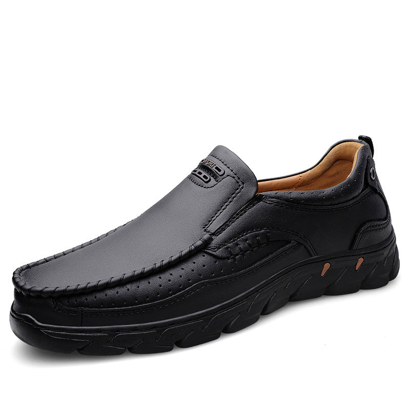 Damen Elegante und bequeme Leder Slipper R&B