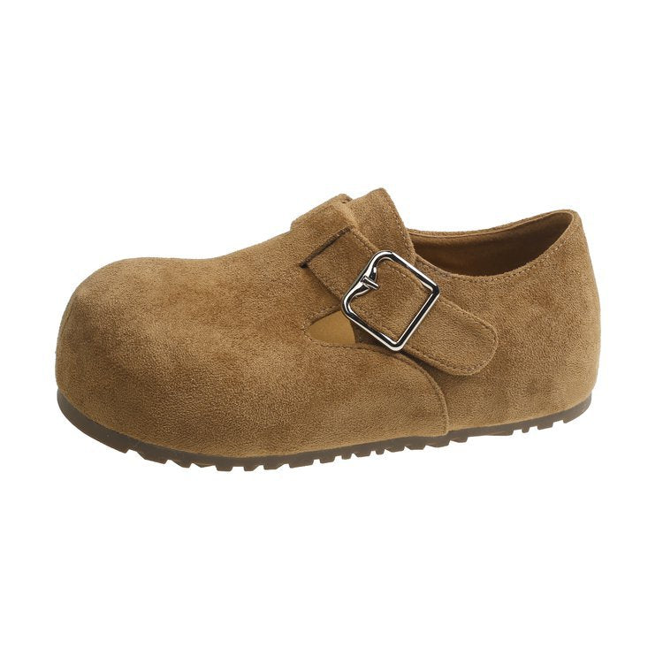 Damen Clogs mit verstellbarem Schnallenverschluss und rutschfester Sohle R&B