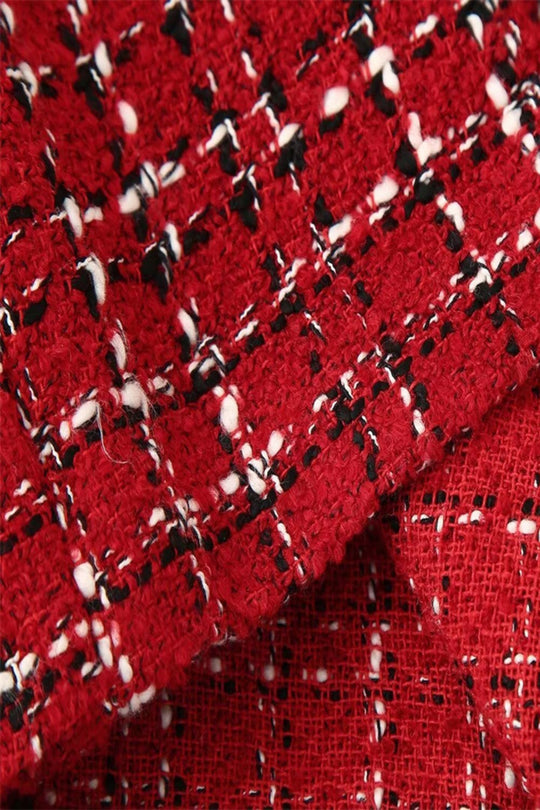 R&B | Textured Jacke Tweed Set