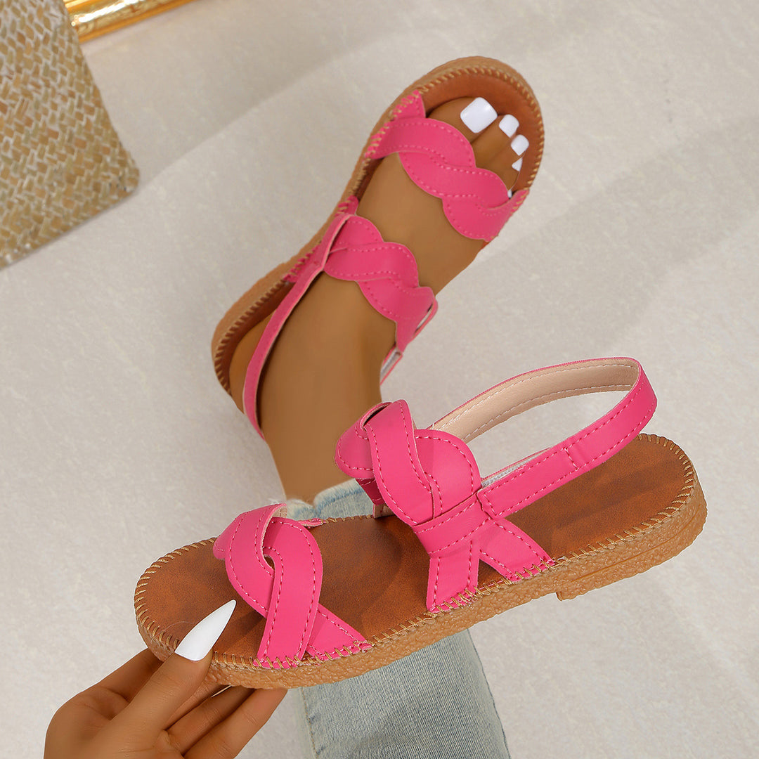 Damen Sandalen mit komfortabler Fessel-Applikation R&B