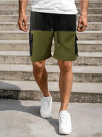 Herren Cargo-Shorts mit mehreren praktischen Taschen und elastischem Bund R&B