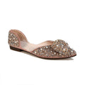 Damen Ballerinas mit funkelnden Perlenapplikationen und verziertem Obermaterial R&B