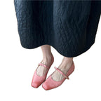 Damen Mary Jane Ballerinas mit edlem Riemenverschluss und komfortabler Sohle R&B