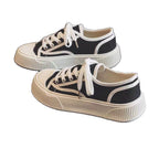 Damen Sportliche Canvas Sneakers im Retro-Stil R&B