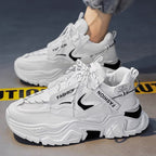 Damen Sportliche Chunky Sneakers mit modernem, gepolstertem Sohlenprofil