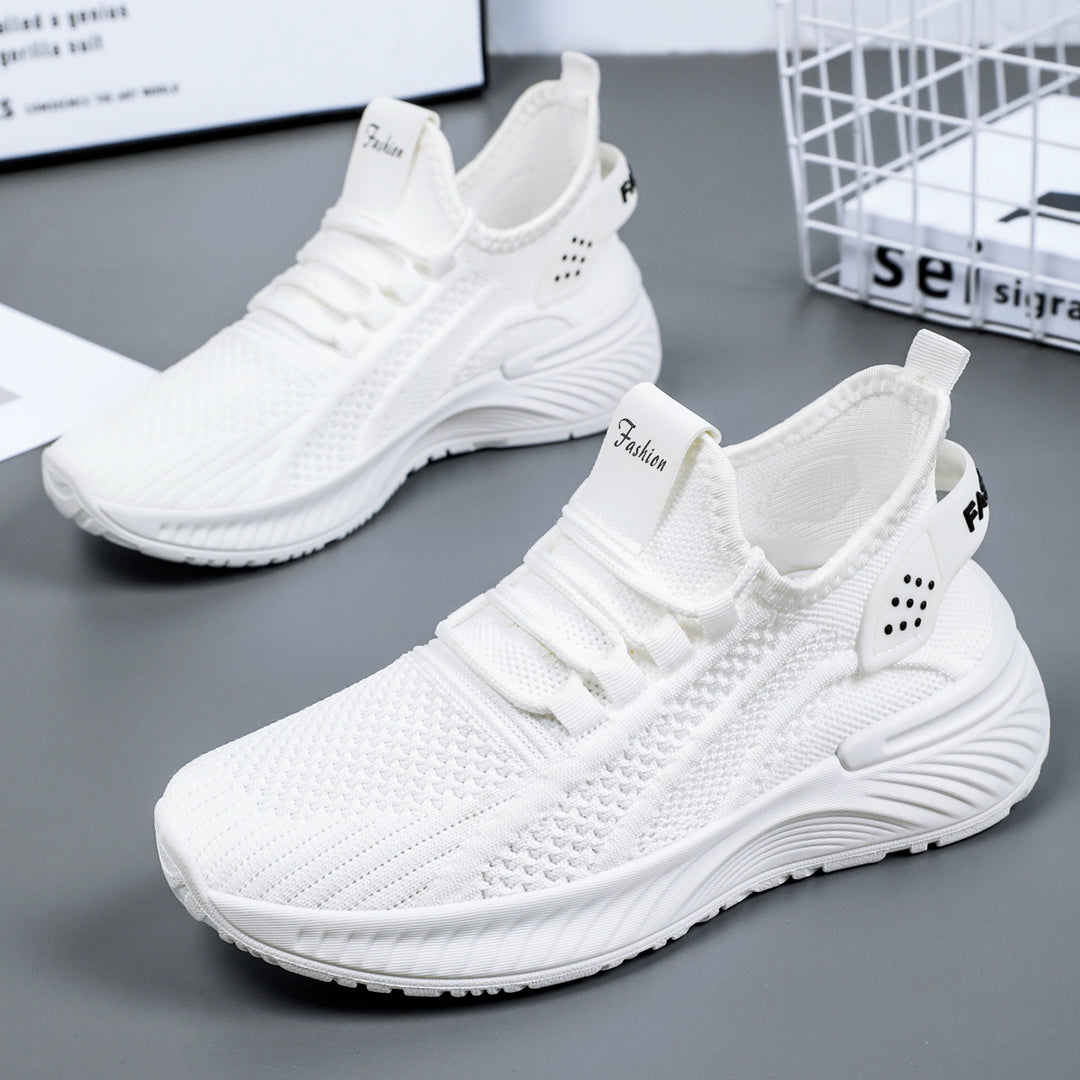 Damen Sportliche Lauf-Sneaker mit atmungsaktiver Mesh-Oberfläche und dämpfender Sohle R&B