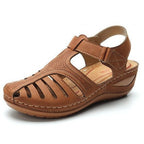 Damen komfortable und luftige Sandalen mit verstellbarem Riemen R&B
