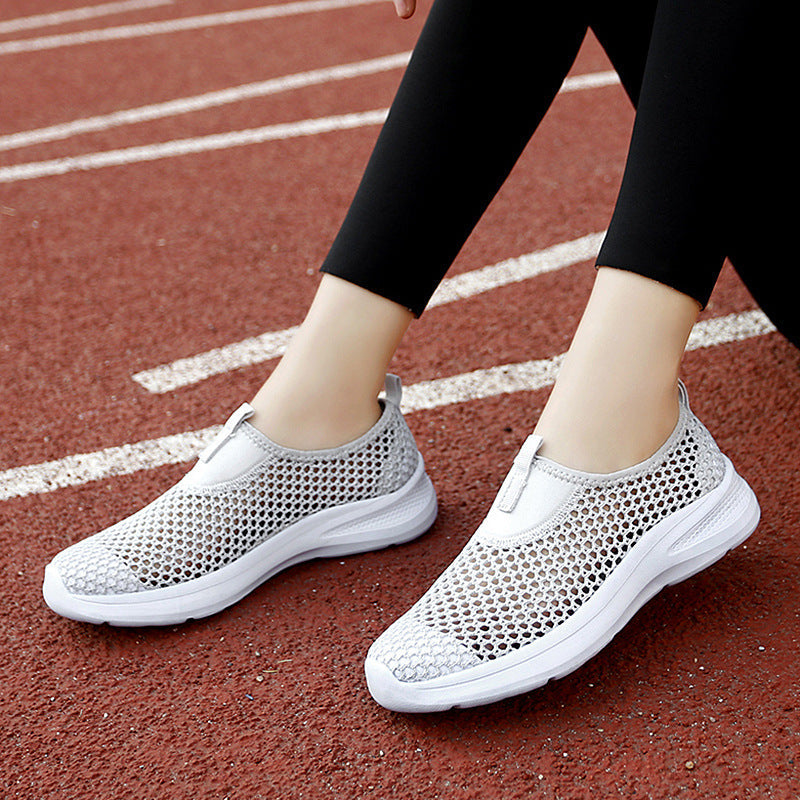 Damen Atmungsaktive Slip-On Sneakers mit elastischem Einschlupfdesign R&B