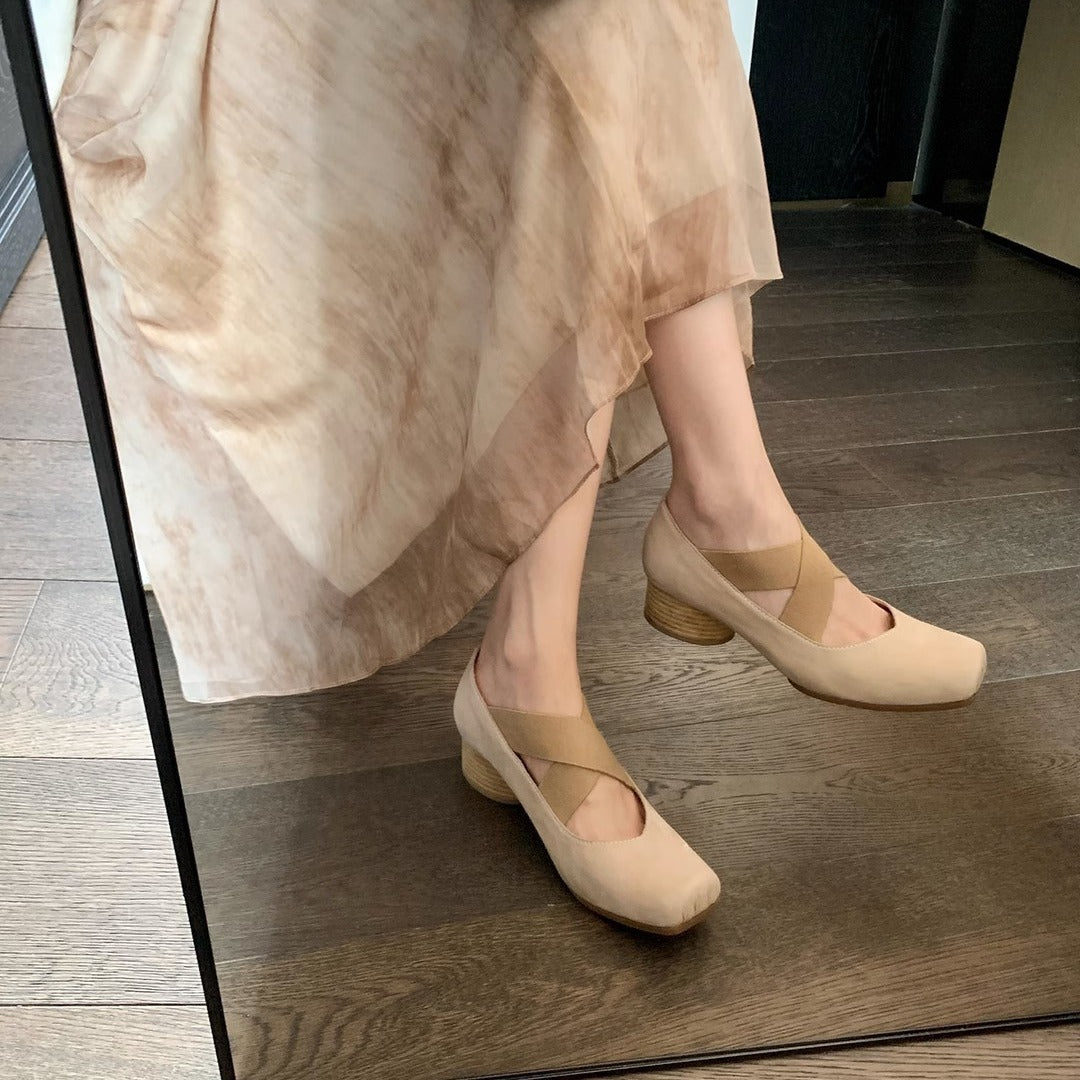 Damen Komfortable Halbschuhe R&B