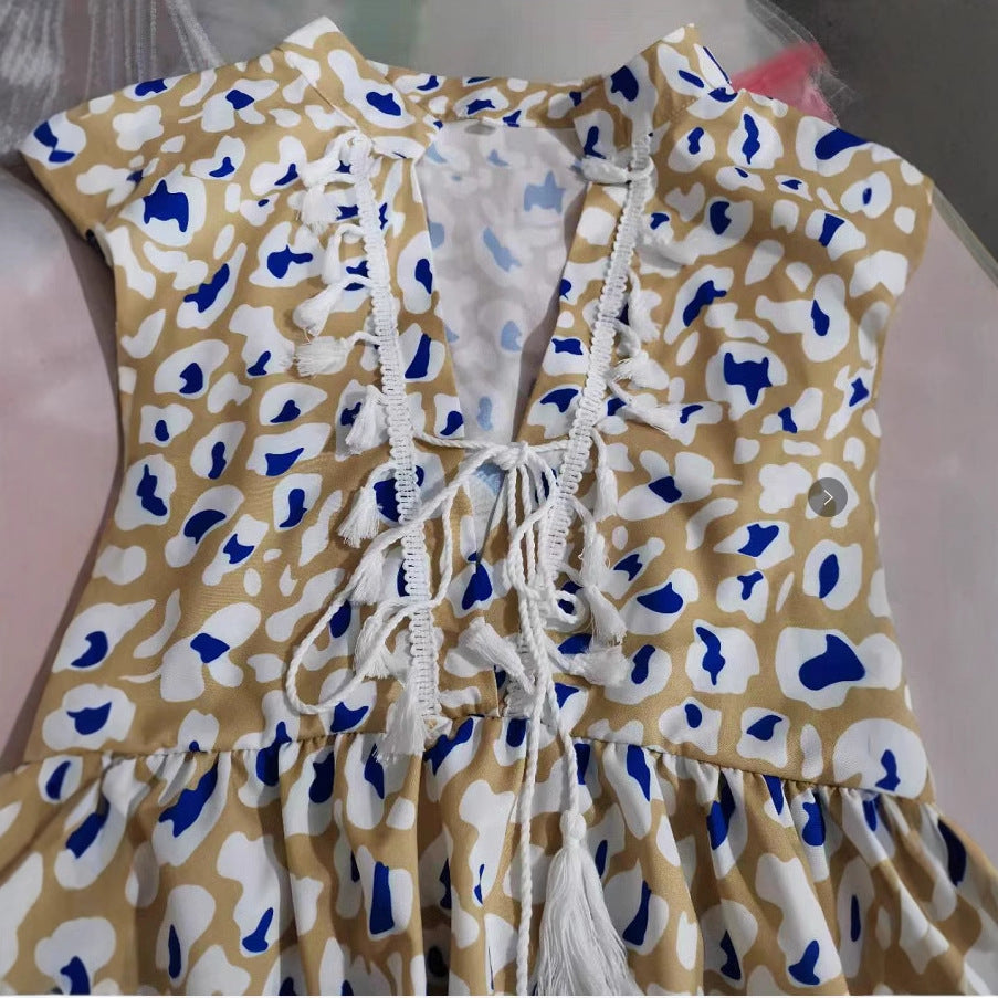 Damen Hippie-inspiriertes Kleid R&B