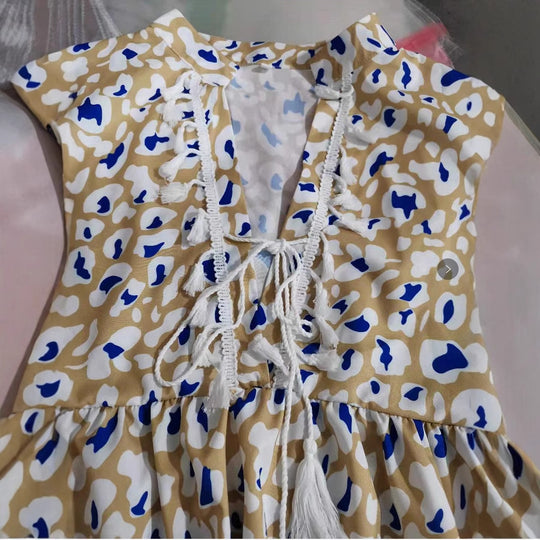 Damen Hippie-inspiriertes Kleid R&B