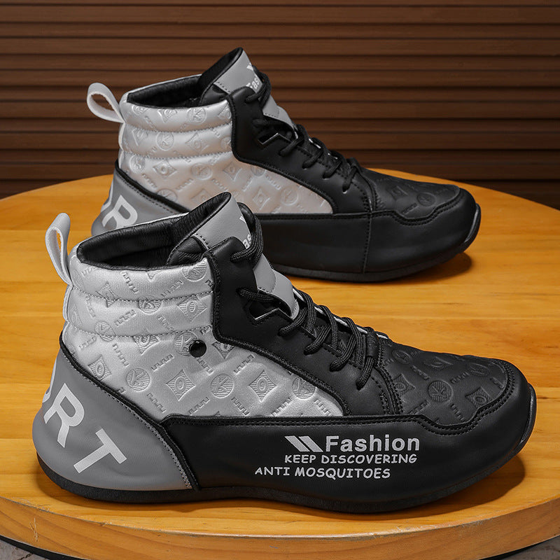 Damen Hohe Sneakers mit rutschfester Sohle und atmungsaktivem Obermaterial R&B