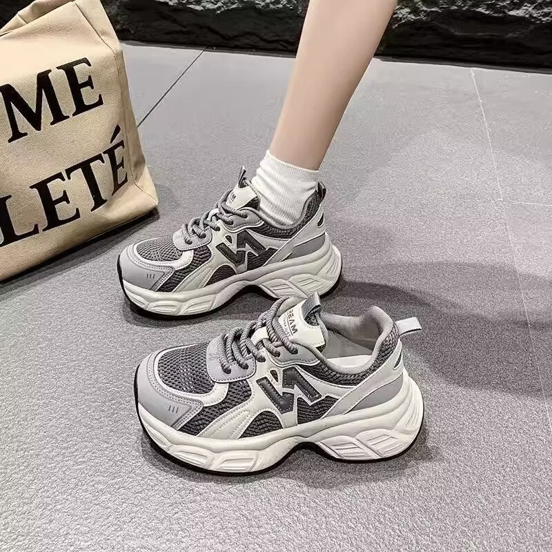 Damen Sportliche Sneaker mit atmungsaktivem Obermaterial