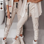 Damen Bequeme Jogginghose mit stilvollen Cut-Outs und elastischem Bund R&B