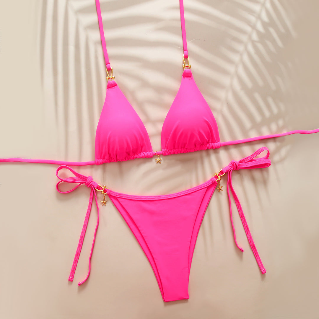 Damen Triangel-Bikini mit raffinierten Details R&B