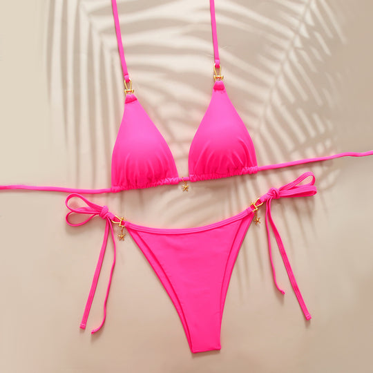 Damen Triangel-Bikini mit raffinierten Details R&B