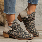 Damen modische Ankle Boots mit flexiblem Riemendesign und rutschfester Sohle R&B