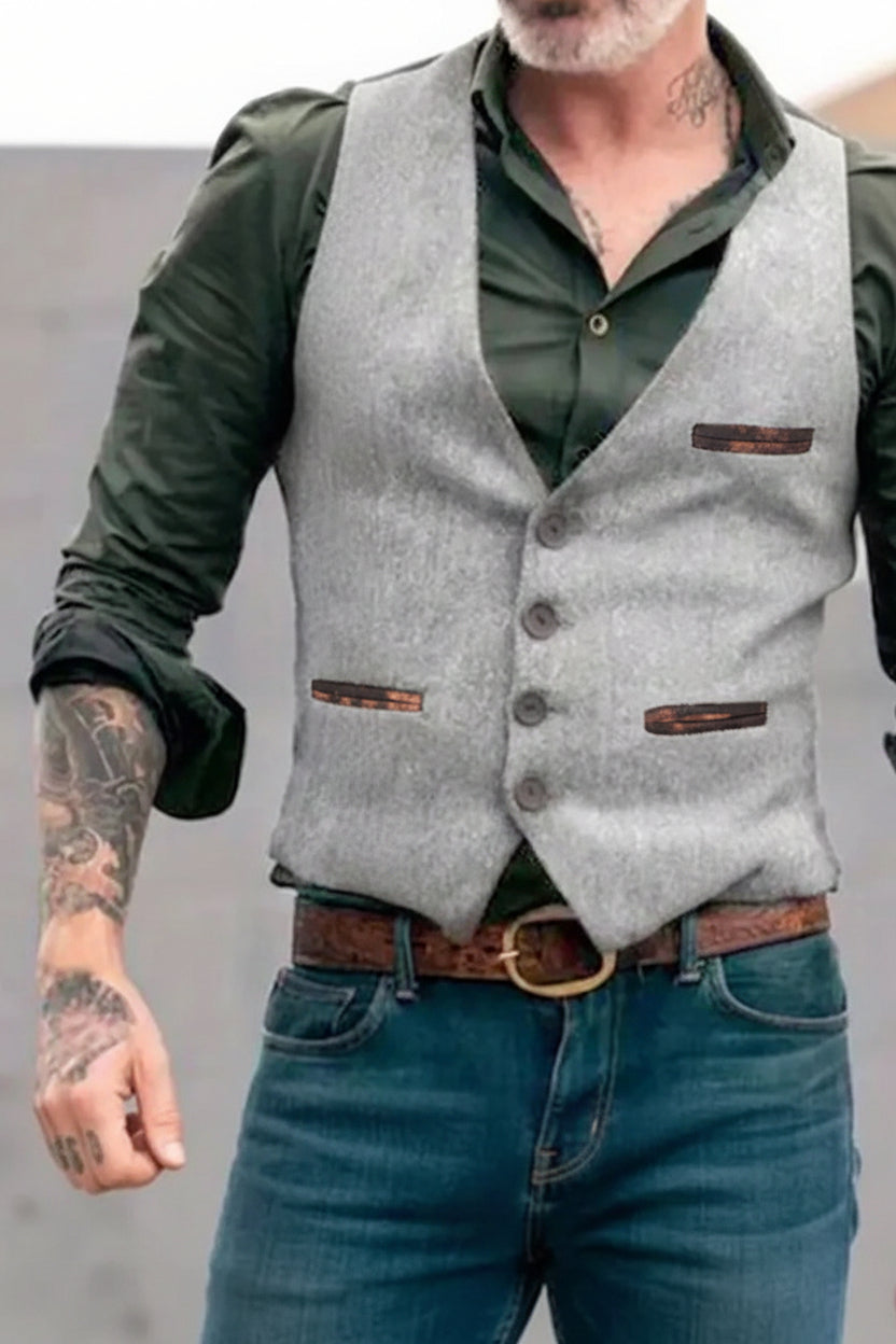Herren Weste mit Elegante R&B
