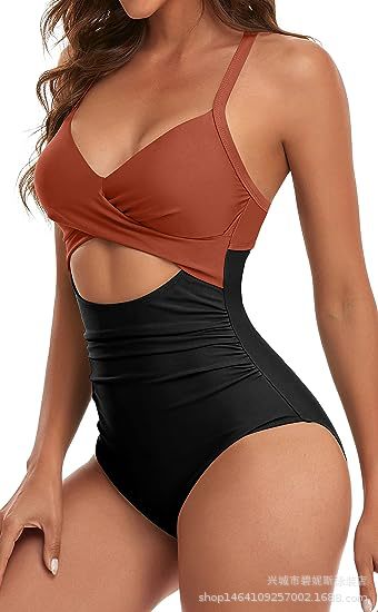 R&B | Hohler rückenfreier Bikini mit engen Trägern