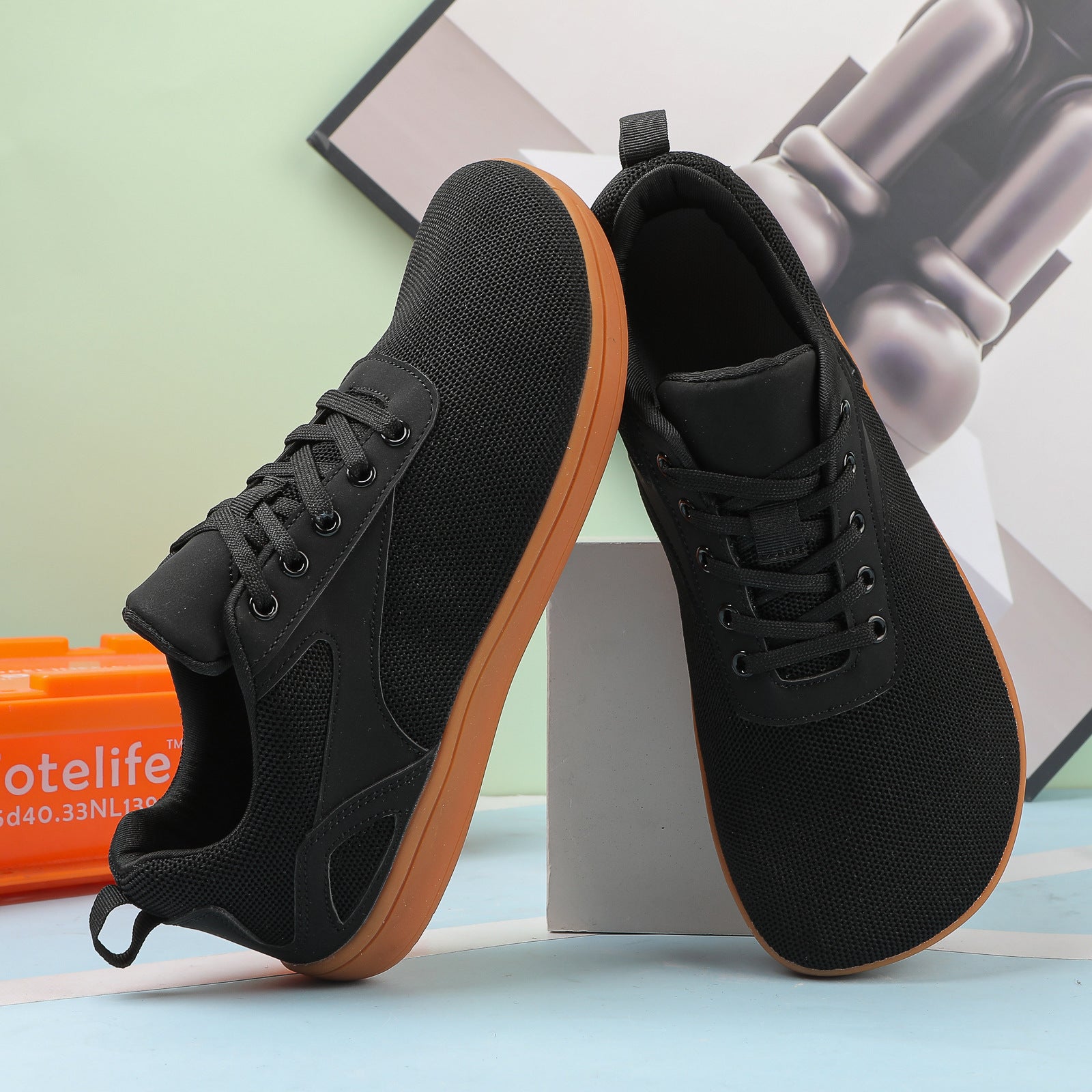 Damen Leichte Freizeitsneaker mit atmungsaktivem Obermaterial und rutschfester Sohle
