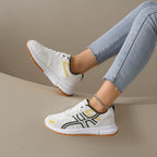 Damen Sportliche Sneakers mit atmungsaktiver Mesh-Oberfläche und rutschfester Laufsohle R&B