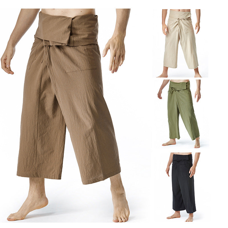Herren lässige Wickelhosen im modernen Design R&B
