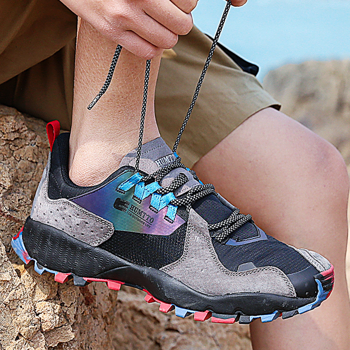Damen Hochfunktionale Trail-Schuhe mit ergonomischer Dämpfung und rutschfester Sohle R&B