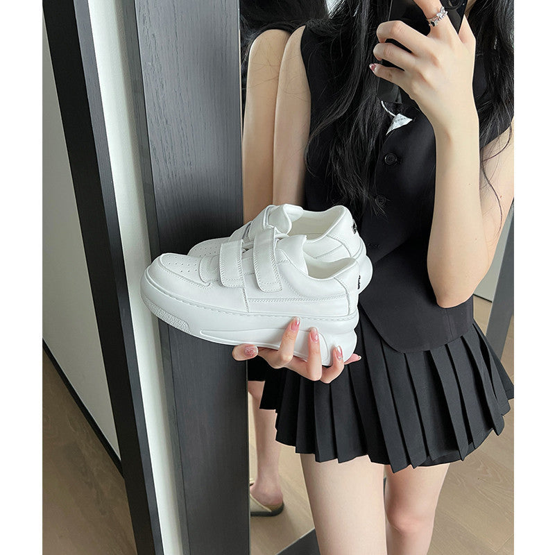 Damen Sneakers mit modischen Klettverschlüssen und atmungsaktiver Sohle