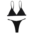Damen Triangel-Bikinioberteil mit verstellbaren Trägern R&B