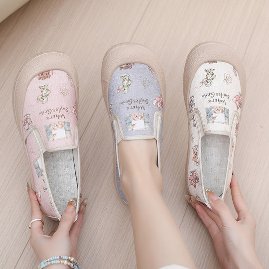 Damen Freizeit-Schuhe mit dekorativem Motiv R&B