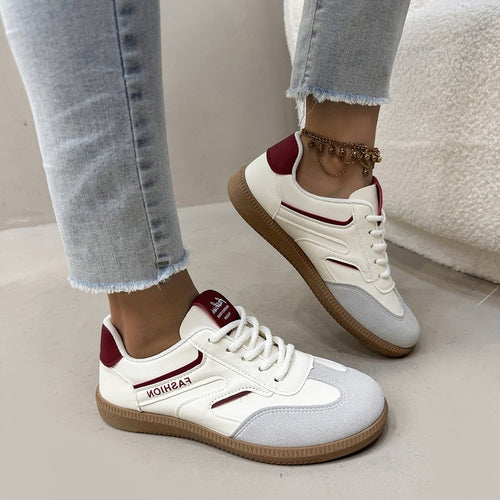 Damen modische Sneakers mit atmungsaktiver Struktur und rutschfester Sohle R&B