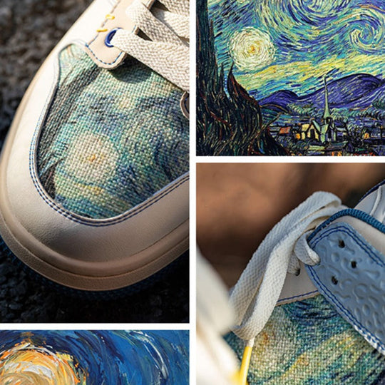 R&B | Gogh Starry Night Inspirierte Sneakers