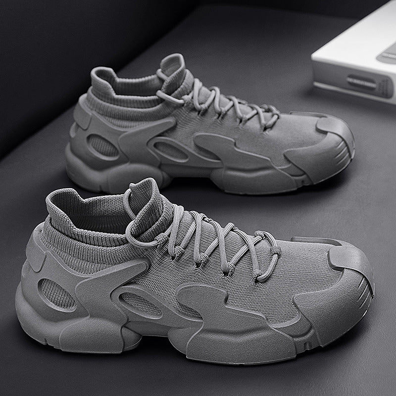 Damen Sportliche High-Performance Sneakers mit atmungsaktiver Strickoberfläche R&B