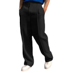 Herren Bequeme Slim-Fit Jogginghose aus hochwertigem Baumwollmix mit seitlichen Kontrasten R&B