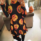 Damen Halloween-Tunika mit grafischem Print R&B