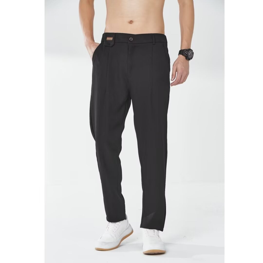 Herren schlanke Chino-Hose mit elegantem Schnitt und atmungsaktivem Material