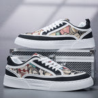 Damen Sneakers mit grafischem Muster und bequemer Sohle R&B