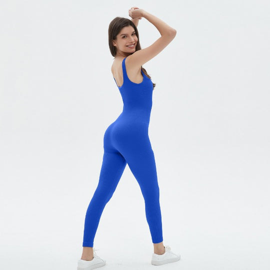 Damen figurbetontes Jumpsuit mit Spaghettiträgern R&B