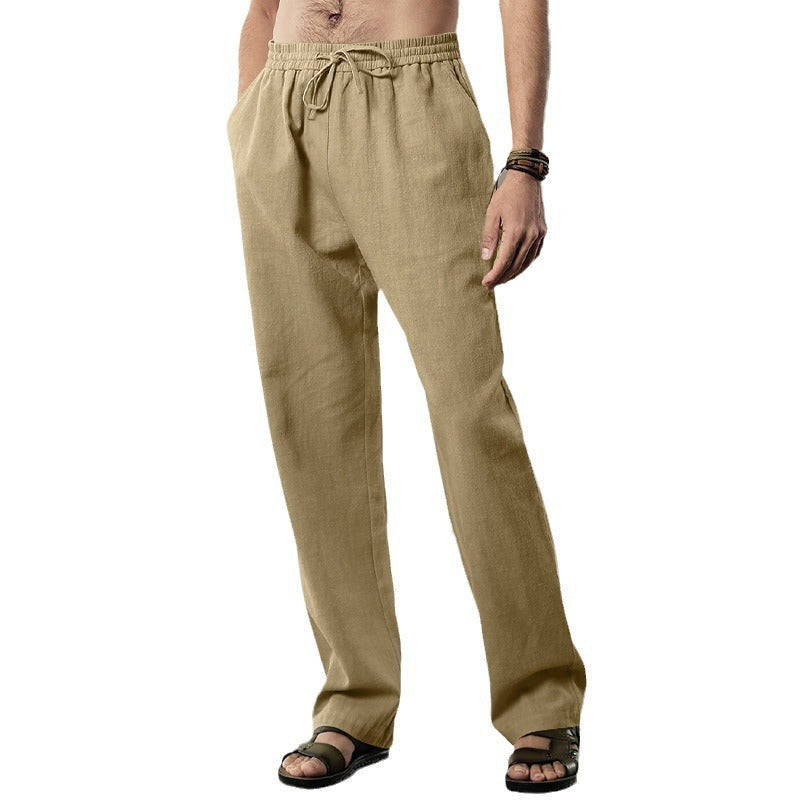 Herren Bequeme Sommerfreizeithose mit elastischem Bund R&B