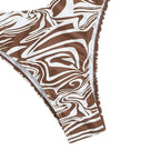 Damen Triangel-Bikini mit stylischem Zradesign und verstellbarem Bindesystem