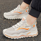 Damen Sportliche Laufschuhe mit atmungsaktiver Mesh-Oberfläche und rutschfester Sohle R&B