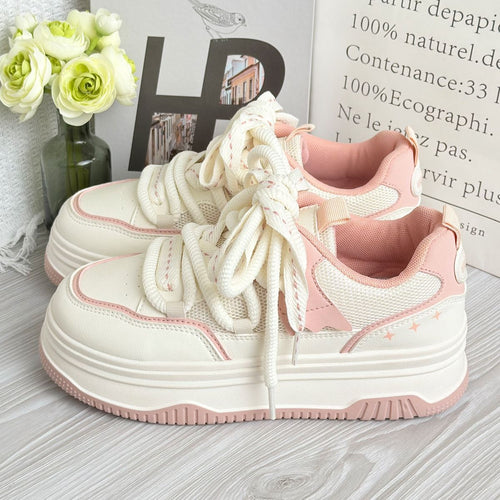 Damen Sportliche Sneaker mit dicker Sohle R&B