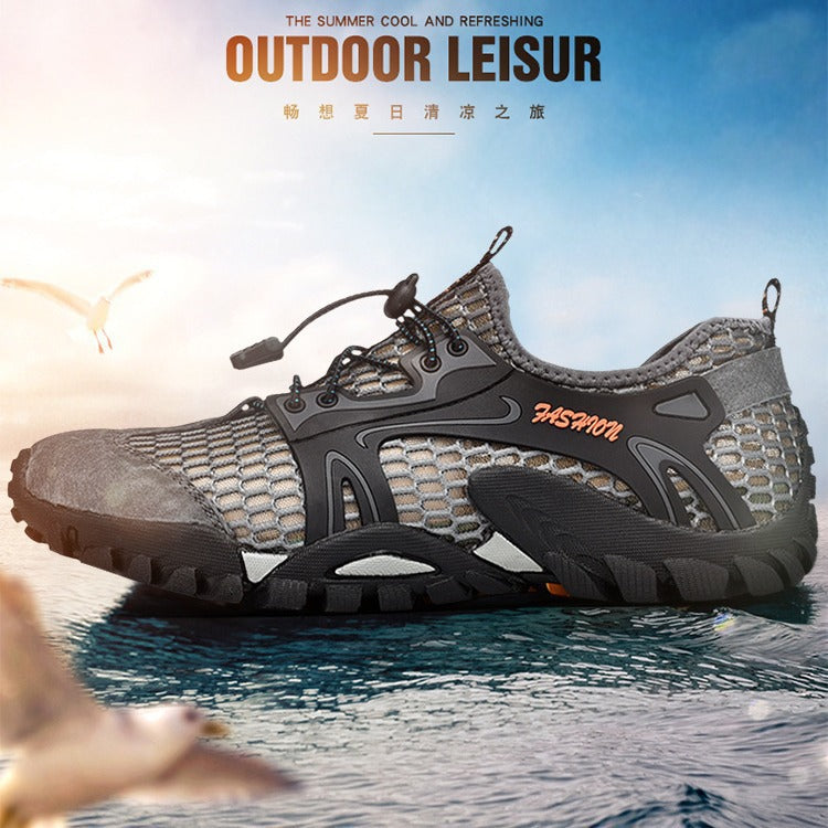 Damen Sportliche Aktiv-Schuhe mit atmungsaktivem Mesh und strapazierfähiger Sohle R&B